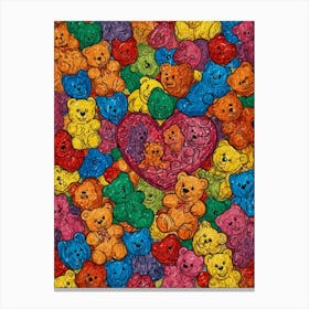 Teddy Bears 1 Canvas Print