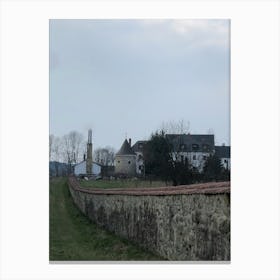 Farm In The Countryside Canvas Print