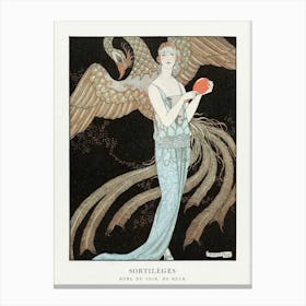 Sortilèges Evening Dress, De Beer (1922), George Barbier Canvas Print