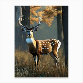 Bambi En Su Habitat Canvas Print