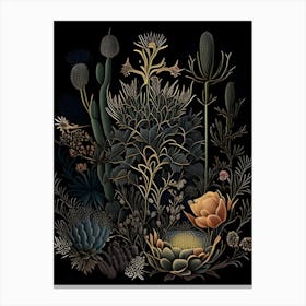 Dark Cactus1 1 Canvas Print