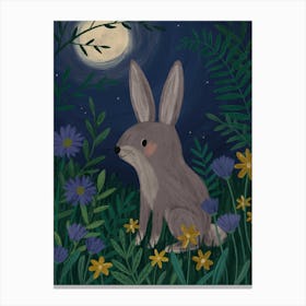 Goodnight Rabbit Canvas Print