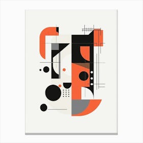 Abstract Letter C Canvas Print