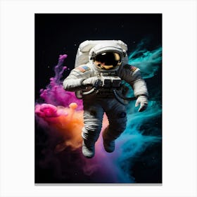 Astronaut In Space 2 Canvas Print