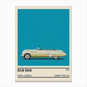 Rain Man Car Movie Canvas Print