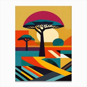 African Landscape 1 Canvas Print