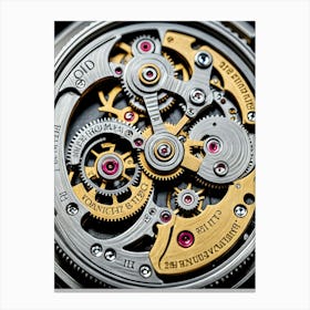 Close Up Of A Watch 7 Canvas Print