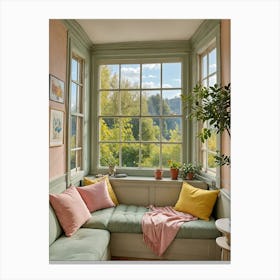 Cosy Window Seat Canvas Print