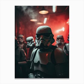 Stormtroopers In The Club Canvas Print