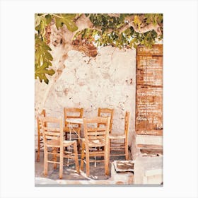 Cafe Afternoon Canvas Print
