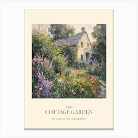 Flower Symphony Cottage Garden Poster 6 Canvas Print