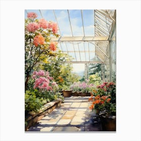 New York Botanical Garden Usa Watercolour 1  Canvas Print