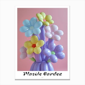 Dreamy Inflatable Flowers Poster Lilac 1 Canvas Print