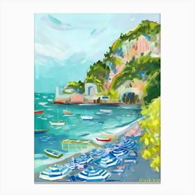 April Beach Canvas Print