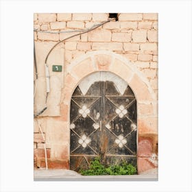 Door Of A House In Saudi Arabia Canvas Print