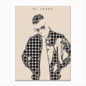 Dj Snake Minimal Canvas Print