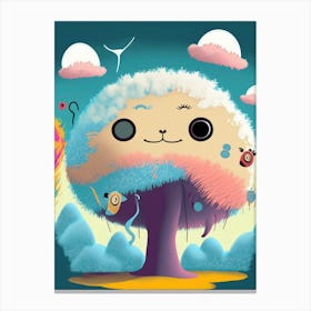Mushroom Tree Canvas Print