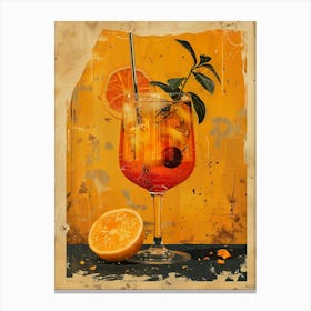 Aperol Spritz Art Print 350 Canvas Print