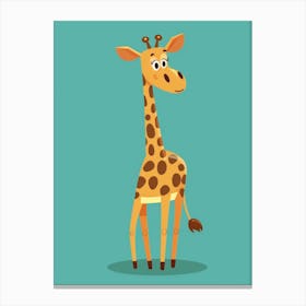 Cartoon Giraffe 1 Canvas Print