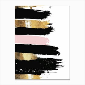 Gold And Black Canvas Print 63 Canvas Print