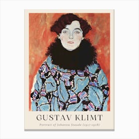 Gustav Klimt Portrait Of Jane Stuart 1 Canvas Print
