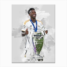 Vinicius Junior Real Madrid Canvas Print