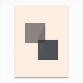 Squares And Triangles Canvas Print