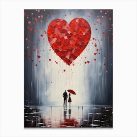 Love Rain 6 Canvas Print