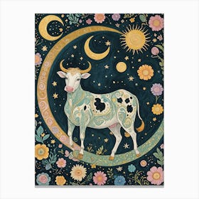 The Cow Jumped Over The Moon Canvas Print