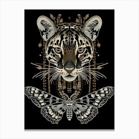 Jaguar Head Canvas Print