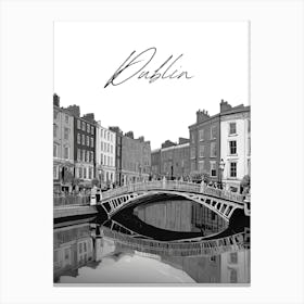 Dublin Ha'Penny Bridge Canvas Print