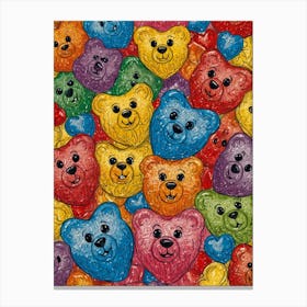 Teddy Bears 2 Canvas Print