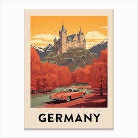 Vintage Travel Poster Germany 6 Canvas Print