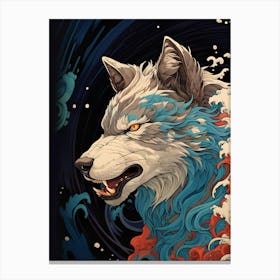 Wolf animal Canvas Print