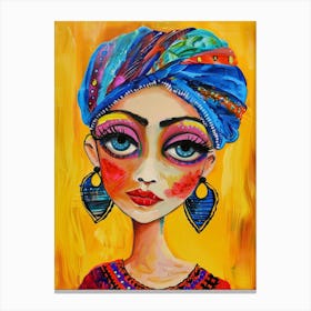 Turban Girl 2 Canvas Print