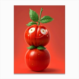 Funny Tomato 1 Canvas Print