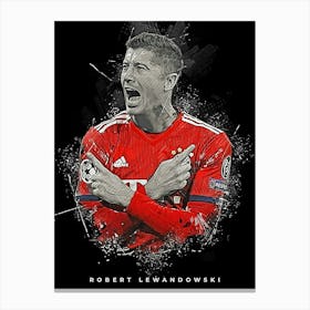 Robert Lewandowski Canvas Print