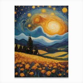 Starry Night 97 Canvas Print