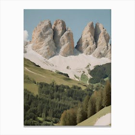 Dolomite Mountains 1 Canvas Print