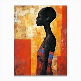 Mari|The African Woman Series Canvas Print