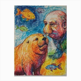 'Sea Lion' Canvas Print