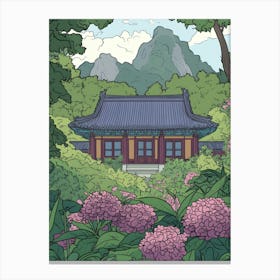 Korean House Canvas Print