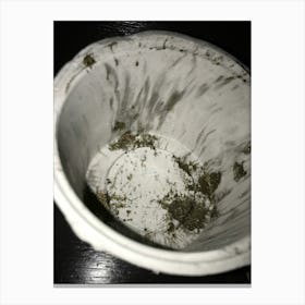 Weed In A Cup Canvas Print