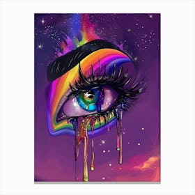 Rainbow Eye Canvas Print