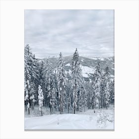 Snow Forest Canvas Print