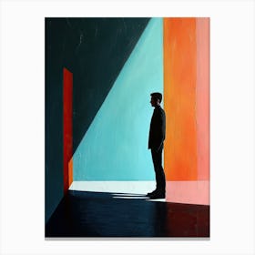 Man In A Room Canvas Print