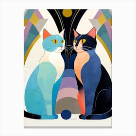 Two Cats Canvas Print Canvas Print