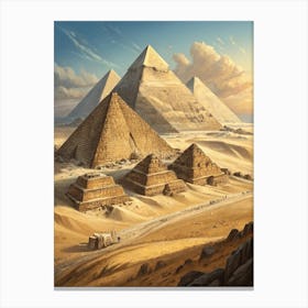 Pyramids Of Giza Leinwandbild