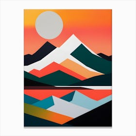 'Sunrise' Abstract 2 Canvas Print