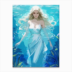 Beauty Woman Underwater Toile